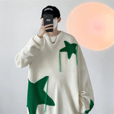 Threebooy Men's Winter Sweater Knitwear Pullover Knit Harajuku Printed Sweaters Male Clothes Luxury Clothing Korean Popular Clothes New